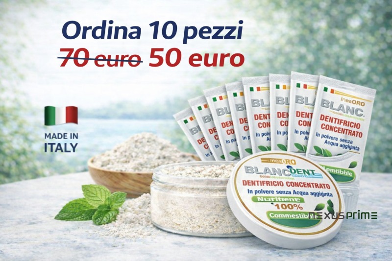 Blancodent - Il dentifricio naturale e 100% commestibile