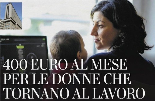 Lombardia per le donne — 400 euro al mese per so...